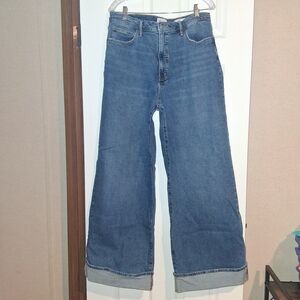 Jessica Simpson Denim Wide-Leg Pants